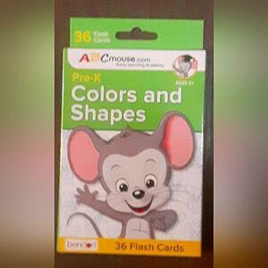 New ABC Mouse Colors and Shapes Flashcards